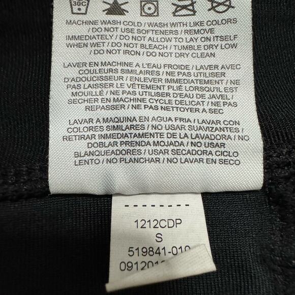 Nike Stay Warm Running Capri Dri-fit tights cropped Women's small Black - Picture 5 of 16